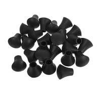 TOGEVAL Protectores Antideslizantes para Patas de Batería 25 Piezas Goma Resistente Almohadillas Estabilizadoras para Percusión Accesorios para Suelo Reducción de Ruido y Protección