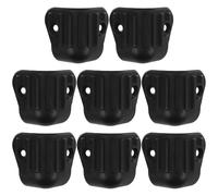 TOGEVAL Protectores de Esquinas para Altavoces 8 Piezas de Plástico Tamaño Mediano Protectores Anticolisión para Cajas Acústicas y Amplificadores Protección Resistente para Escenarios y