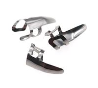 TOGEVAL Púas de Acero Inoxidable Diseño Ajustable 9 Piezas para Dedo Índice para Mayor Control en Guitarra Ideales para Aprendizaje Musical