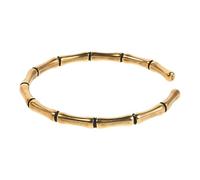 TOGEVAL Pulsera de Bambú Hecha a Mano Pulsera Minimalista Abierta Diseño de Puño Abierto Pulida Símbolo para Mujer Uso Diario y Ocasiones Obsequios