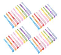 TOGEVAL Pulsera de Identificación Infantil Reutilizable de PVC 170X18Mm 100 Unidades Cierre de Seguridad para Escribir Información Uso y Parques Infantiles Color Color Aleatorio