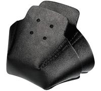 TOGEVAL Punteras de Cuero Negro para Patines y Calzado de Patinaje, Protector de Dedos Diseño Antifricción, Adecuado para Patinaje en Pista y Calle