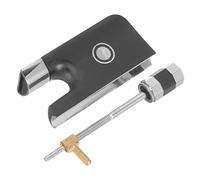 TOGEVAL Rana de Violín de Ébano con Tornillo de Latón Claro, Accesorio Profesional para Violonchelo y Violín, Repuesto Compacto para Mejorar Tono y Elasticidad, Suministro para Músicos