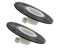 TOGEVAL Recogedor de Pelo para Ducha Válvula antirretorno para desagüe de Piso 2 Piezas plástico fácil de Usar para baño Accesorio antipelos y antiolor