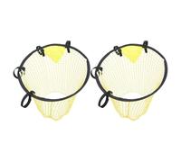 TOGEVAL Red de Portería de Fútbol Portátil 2 Piezas Amarilla Red Objetivo para Entrenamiento de Precisión y Entrenamiento de Fútbol Juvenil Accesorios para Deportes al Aire Libre