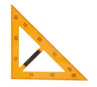 TOGEVAL Regla Triangular Magnética 40 Cm Amarillo para Enseñanza, Tablero Geométrico Multifuncional con Mango Desmontable, Herramienta Didáctica para Profesores en Aula Escolar