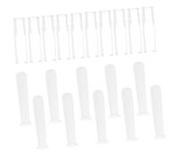 TOGEVAL Removedor De Lentes De Contacto Silicona Transparente 12 Piezas, Varillas Huecas Compactas Portátiles Para Viaje y Uso Diario, Aplicador Práctico y Delicado Para Ojos Sensibles