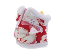 TOGEVAL Ropa para Pájaros para Loros de Algodón Rojo Talla M, Traje de Vuelo Pañal Ajustable Transpirable, Abrigo Cálido para Mascotas Pequeñas en Invierno
