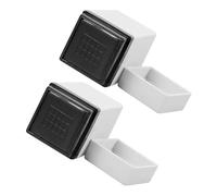 TOGEVAL Sello de Acordes para Guitarra y Ukelele Blanco, Material Abs y Goma, Alta Durabilidad y Fácil de Reemplazar, Paquete de 2 Piezas para Guitarras Acústicas