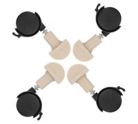 TOGEVAL Set de 4 Ruedas para Jaulas de Gatos y Perros, Rodillos Giratorios para Muebles y Transportadores, Diseño Compacto para Jaulas Móviles y Accesorios para Mascotas