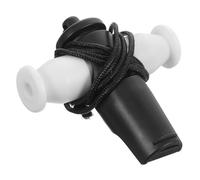 TOGEVAL Silbato de Samba Abs Negro de Tres Tonos Método Orff, Instrumento Musical Profesional para Profesores y Educación Musical al Aire Libre