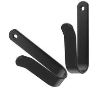 TOGEVAL Soporte de Pared de Acero para Snowboard y Patineta, Gancho Resistente para Colgar Tablas de Surf, Longboard y Esquí, Pack de 2 Unidades para Almacenamiento y Exhibición