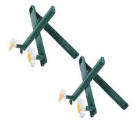 TOGEVAL Soporte Plegable para Libros de Cocina y Recetas, Estantería Portátil de Plástico en Tonos Verdes y Claros, Mini Atril Manos Libres para Lectura en Escritorio, Adecuado