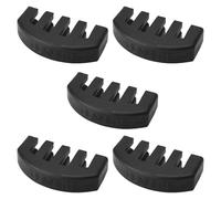 TOGEVAL Sordina de Goma para Violín 4/4 3/4 1/2, Kit de 5 Almohadillas Silenciadoras Estilo Garra, Reductor de Ruido para Práctica y Entrenamiento en Casa, Accesorio para Violín y Viola