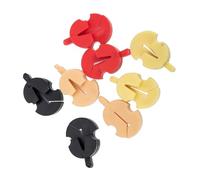 TOGEVAL Sordina de Goma para Violín 8 Piezas Silenciador Práctico y Duradero Accesorios de Violín para Principiantes Reduce el Volumen sin Afectar el