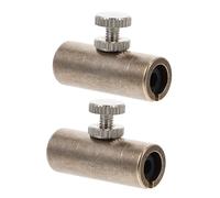 TOGEVAL Sordinas Para Violonchelo 2 Unidades, Silenciador De Tono Ajustable De Cobre, Accesorio Para Eliminar Notas Problema, Color Plateado, Uso Para Instrumento De Cuerda