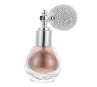 TOGEVAL Spray de Polvo Iluminador Corporal y Facial con Purpurina Botella para Maquillaje Resaltador Spray para Pelo y Cuerpo Color Bronce
