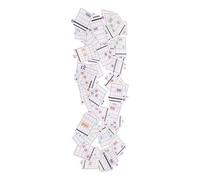 TOGEVAL Tabla de Acordes de Guitarra para Principiantes 57 Piezas Póster Portátil Diagramas Musicales Impresos en Alta Definición Guía Instructiva Fácil para Aprender Acordes de