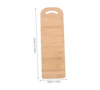 TOGEVAL Tabla de Lavado de Bambú para Ropa Portátil y Resistente y Duradera Herramienta Manual para Limpieza Baño y Lavandería para Uso Doméstico y Viajes