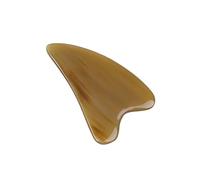 TOGEVAL Tabla De Masaje Triangular De Cuerno De Yak 1 Unidad Tamaño Mediano Para Alivio Muscular Hombros Espalda Cuello Bordes Lisos Herramienta De Masaje Portátil