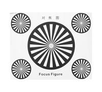 TOGEVAL Tabla de Prueba de Enfoque Adhesiva para Cámara Cctv 40X30 CM 10 Unidades, Herramienta de Calibración Óptica para Alineación y Resolución en Sistemas de Vigilancia Residencial E