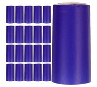 TOGEVAL Tapas Termorretráctiles Para Botellas De Vino PVC Azul 30 Piezas Sellado Profesional En Viñedos Y Bares 2.36X1.18 Pulgadas