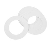 TOGEVAL Tapetes Protectores para Máquina de Cera Anillos de Papel 20 Unidades 2 Paquetes de 10 Piezas Anti Goteo para Calentadores de Cera Protección contra Derrames Uso