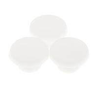 TOGEVAL Tapón de Drenaje 3 Piezas de Goma para Congelador Horizontal | Sello, Resistente a Bajas Temperaturas, para Refrigerador y Arcón, Color Blanco, Mantenimiento Fácil