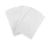 TOGEVAL Tarjetas de Presentación de Plástico Sublimadas Doble Cara, Flexibles y Blandas, de Color Claro para Transferencia Térmica, Pack de 10 Unidades, Ideales para Sublimación