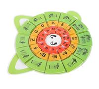 TOGEVAL Tarjetas Didácticas de para Piano del Círculo de Herramienta Interactiva para Principiantes Teoría Musical y Enseñanza Pianística