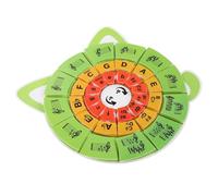 TOGEVAL Tarjetas Educativas de Piano con Círculo de y Tarjetas Rítmicas para Principiantes Herramienta Visual de Teoría Musical para Estudiantes Novatos