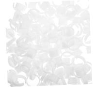 TOGEVAL Taza Anillo Desechable para Pigmentos Tapa Transparente, Herramienta de Maquillaje para Pestañas Tamaño M, Contenedor Higiénico para Aplicación Precisa