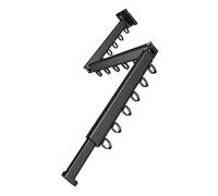 TOGEVAL Tendedero De Ropa Plegable De Pared Tendedero para Ropa De Metal para Pequeños Sin Balcón Fácil De Instalar y Usar