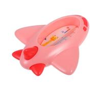 TOGEVAL Termómetro de Baño para Bebés con Diseño de Avión Rosa Sensor Seguro para Medir del Agua Bañeras Portátil y Fácil de Usar para Controlar el Baño Infantil
