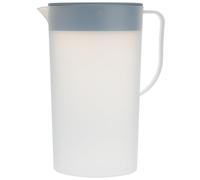 TOGEVAL Tetera de Plástico Apto para Alimentos de Gran Capacidad 2 Litros Tapa Hermética Azul Resistente al Calor y Frío para Agua Fría Jugos y Bebidas en Picnic y Hogar Reutilizable