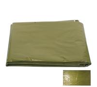 TOGEVAL Tienda de Campaña de Emergencia Plegable para Exteriores Manta Térmica Aislante de Aluminio Pet Refugio Básico a Prueba de Viento para Camping y Senderismo Bolsa de Emergencia