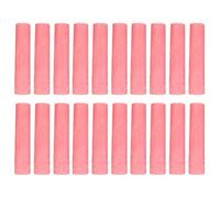 TOGEVAL Tizas Grandes sin Polvo para Pizarra y Dibujo 20 Unidades Rojas Tiza Portátil Lavable para Enseñanza y Juegos al Aire Libre