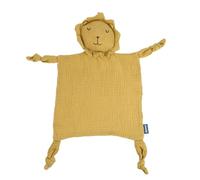 TOGEVAL Toalla de Confort para Ñiño y Juguete Relajante León Amarillo, Recién Nacido, Doble Capa de Algodón, Adecuado para Apaciguar y Acompañar el Sueño, Obsequio Baby Shower, Set Único