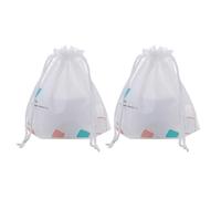 TOGEVAL Toallas Faciales Desechables de Algodón 2 Unidades Ultrafinas para Piel Sensible Limpieza Facial Maquillaje Viaje