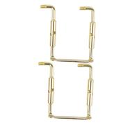 TOGEVAL Tornillos Metálicos Dorados Repuestos Duraderos para Barbilla de Violín de Metal Superficie Pulida Suave 2 Piezas para Accesorios de Violín