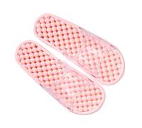 TOGEVAL Zapatillas Antideslizantes Unisex con Suela Gruesa Masaje y Comodidad para Baño y Ducha Talla Color Rosa Nórdico Material PVC Transpirable y Resistente al Deslizamiento