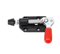 Toggle Clamp Push Pull | Cast Iron Adjustable 20mm Range | Quick Clamp for Welding/Woodworking/DIY | Plastic Handle for Secure Use