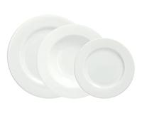 Tognana Ambiente, Servicio de Platos para 6 Personas, 18 Piezas, Porcelana, Blanco