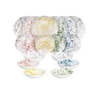 Tognana Apulia, Juego de platos 18 piezas para 6 personas, porcelana, multicolor