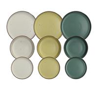 Tognana Ardenne, servicio de platos de 18 piezas para 6 personas, porcelana, multicolor.