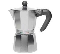 Tognana Authentika, Caffettiera 6 Tazza 0.36 L, alluminio grigio, Made in Italy