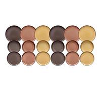 Tognana Bruges - Servicio de platos para 6 personas, 18 piezas, Stoneware, multicolor