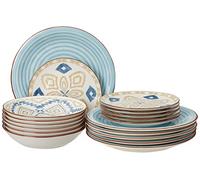 Tognana Casablanca, Servicio de Platos 18 piezas, porcelana multicolor