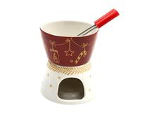 Tognana, Chocolatera con cucharitas Sweet Christmas, Stoneware, Multicolor