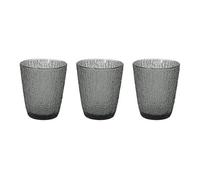 Tognana Davor, set de 3 vasos cc 280, vidrio, gris